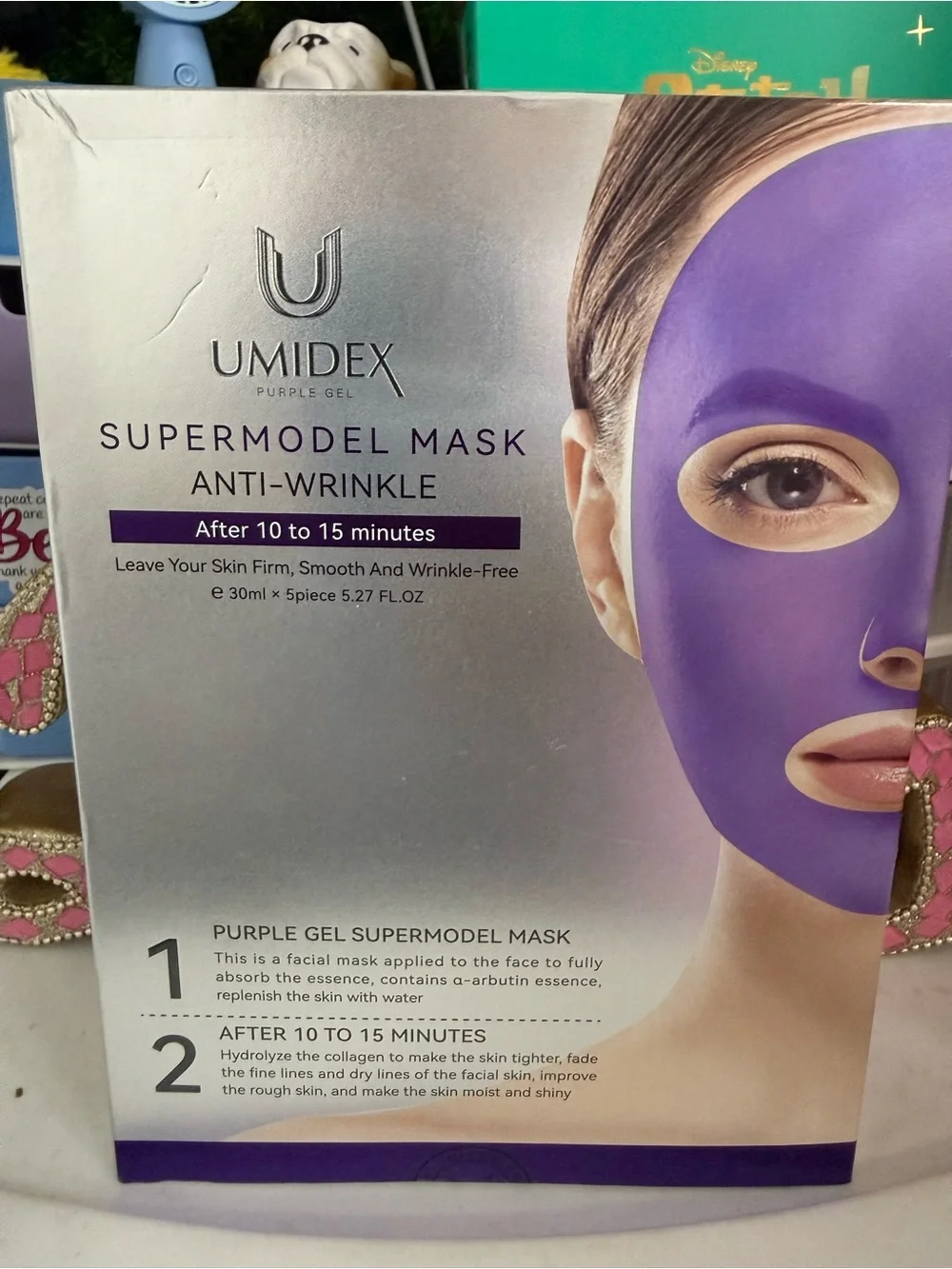 Purple Gel Supermodel Anti-Wrinkle Mask - Purple